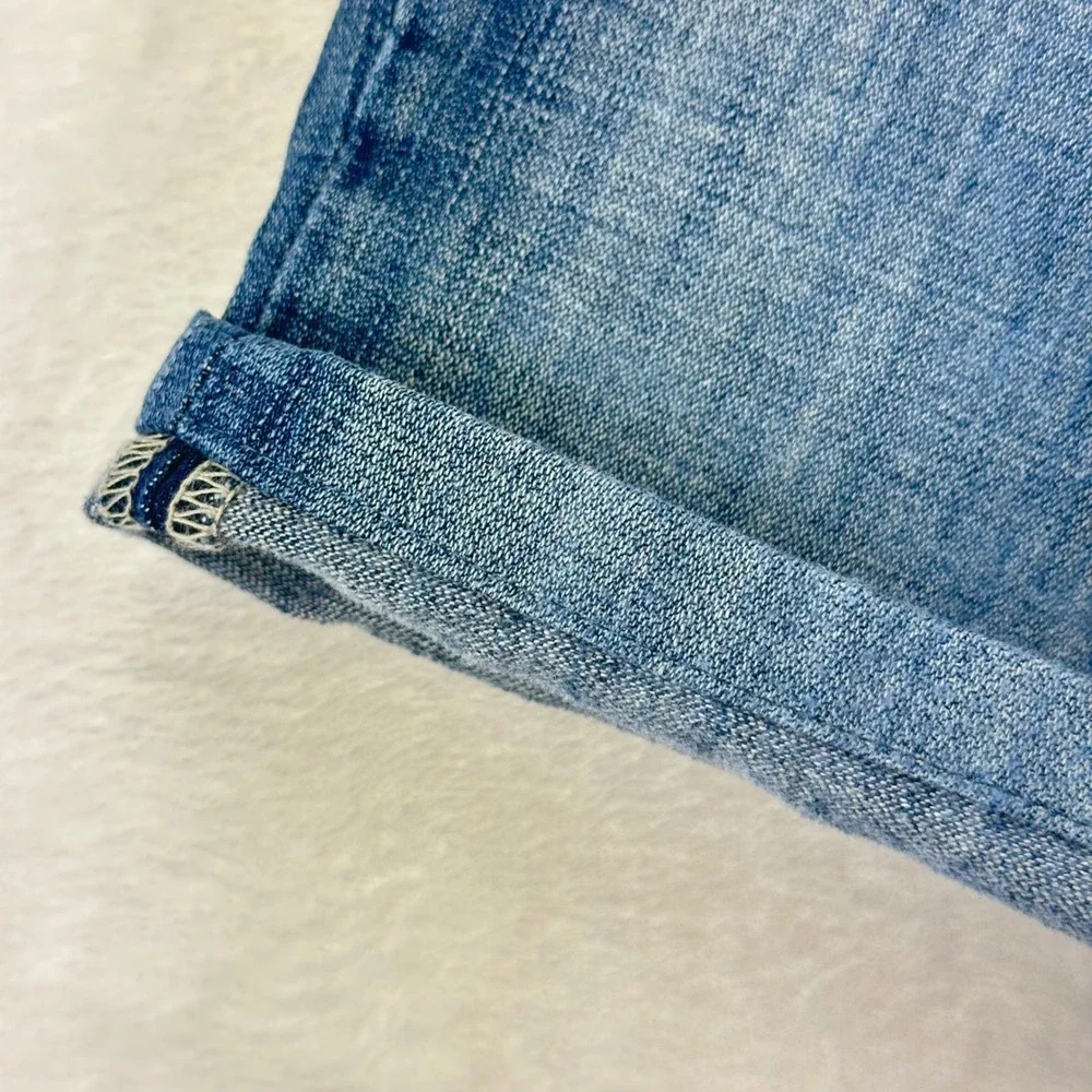 BKE Seth Denim Shorts Mens 36 Blue Jean Relaxed Fit Cut Off Hemmed Cotton
